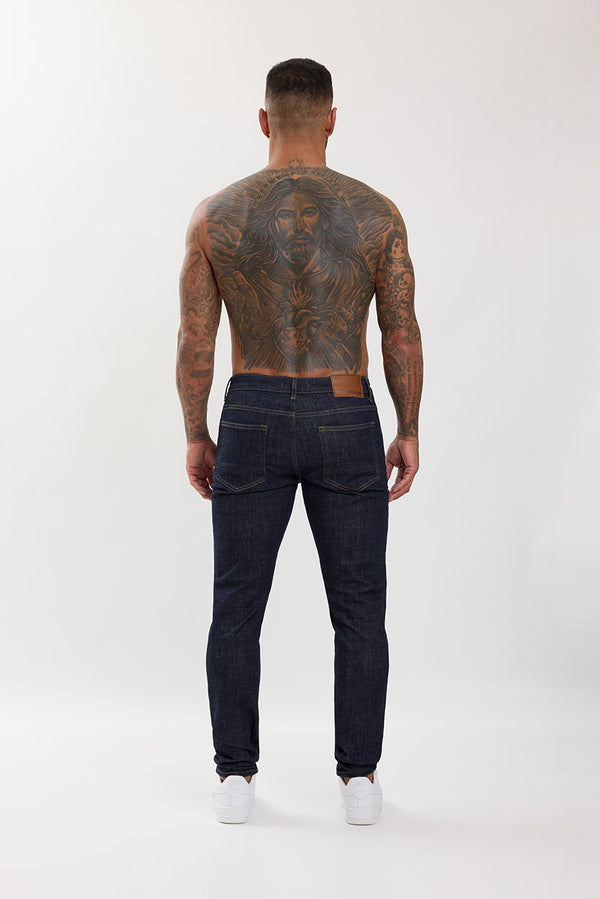 Slim Fit Jeans Washed Raw Denim - Emolos
