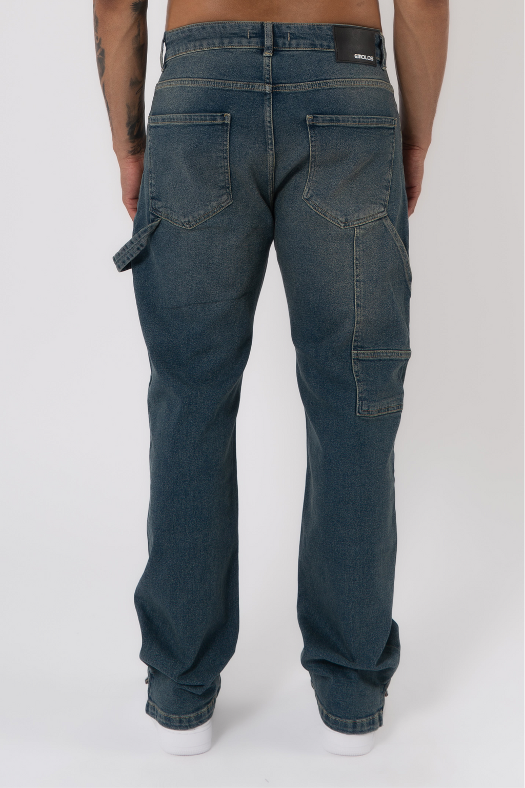 Carpenter Denim Washed - Stone Blue - Emolos