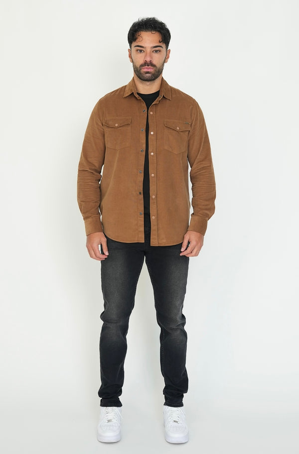 Premium Overshirt - Camel