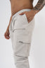 V2 Zip Details Cargo Pants - Beige