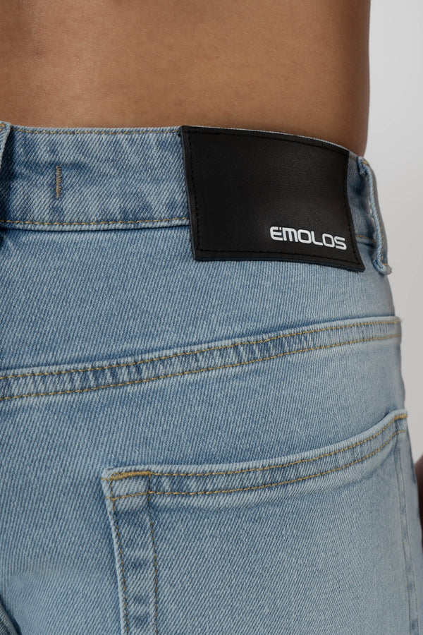 Slim Fit Jeans Washed - Grey - Emolos