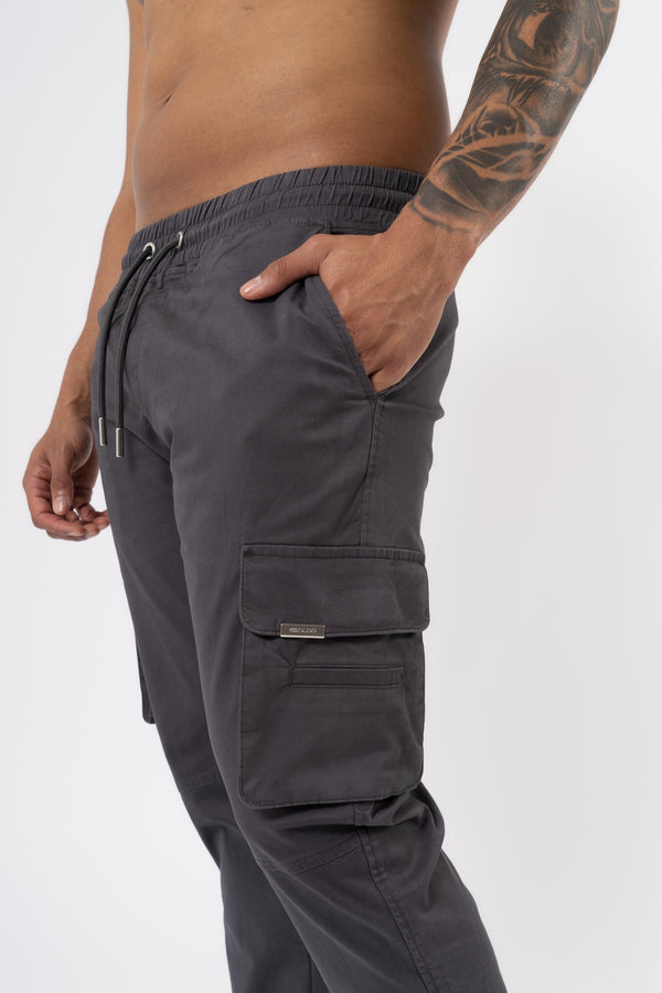 Essential Cargo Pants - Light Grey - Emolos
