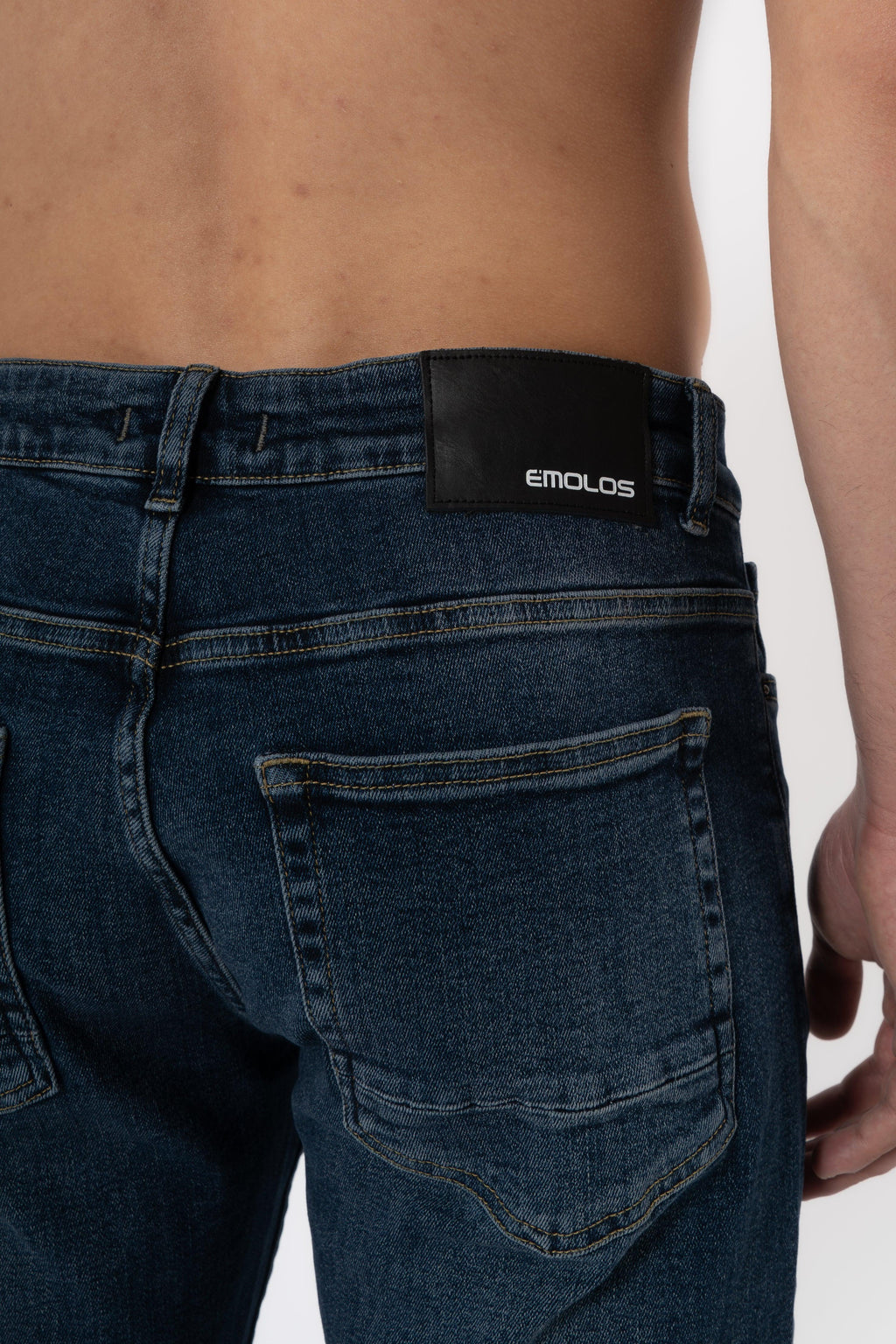 Slim Fit Jeans Washed - Grey - Emolos