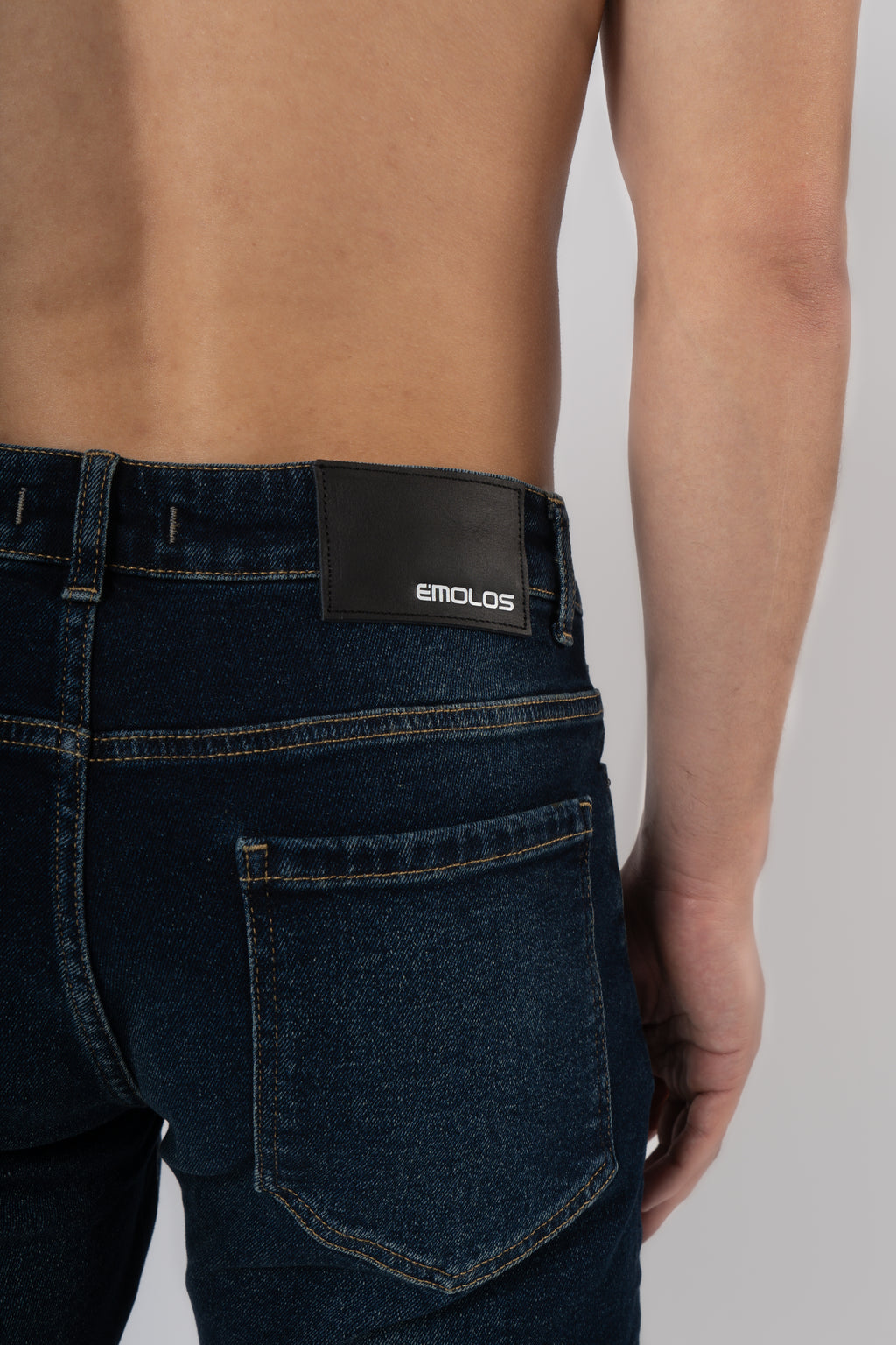 Denim Short Washed - Dark Blue - Emolos