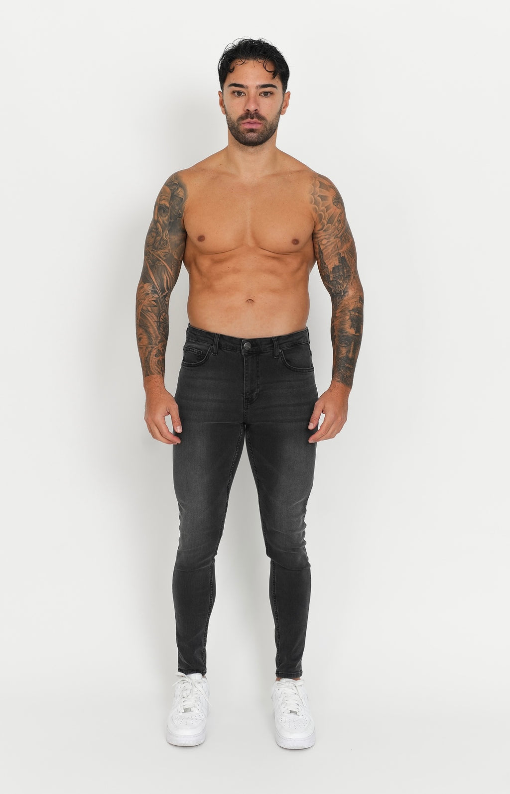 Spray on Jeans - Dark Grey