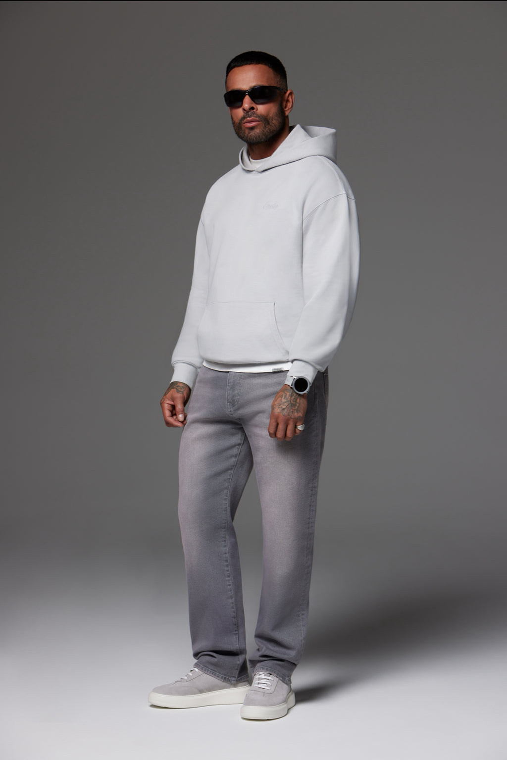 Relaxed Fit Jeans Washed Grey