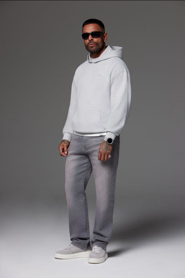 Relaxed Fit Jeans Washed Grey