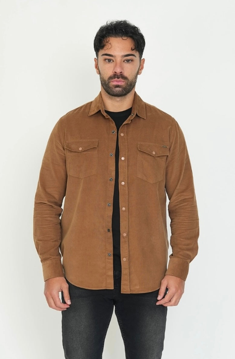 Premium Overshirt - Camel