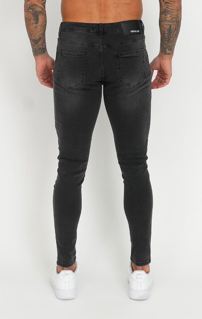 Spray on Jeans - Dark Grey