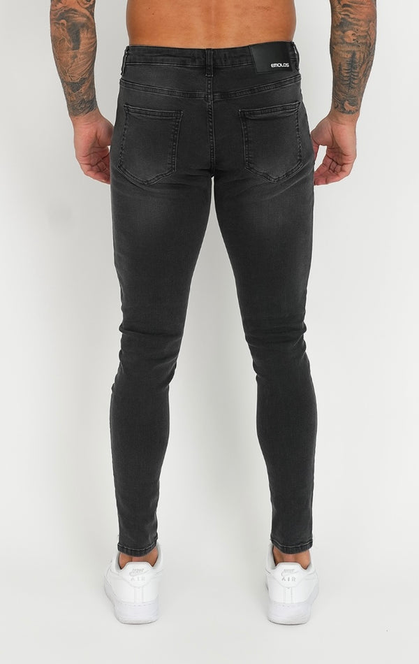 Spray on Jeans - Dark Grey