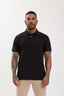 Premium Pique Polo Shirt Black - Emolos
