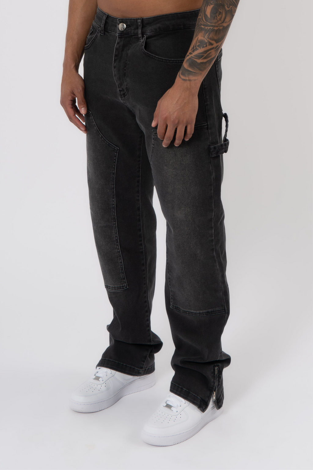 Carpenter Denim Washed - Grey - Emolos