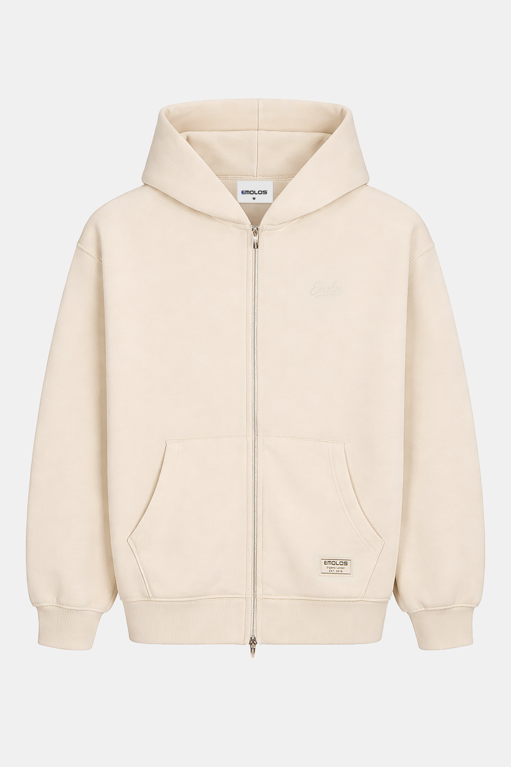 Craft Zip Up Hoodie Ecru