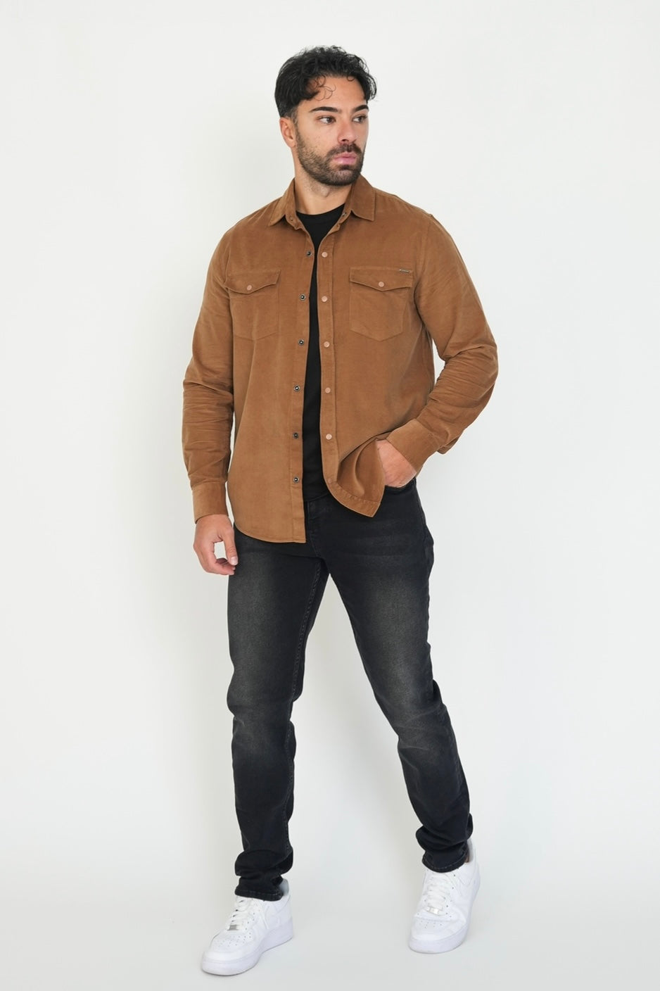 Premium Overshirt - Camel
