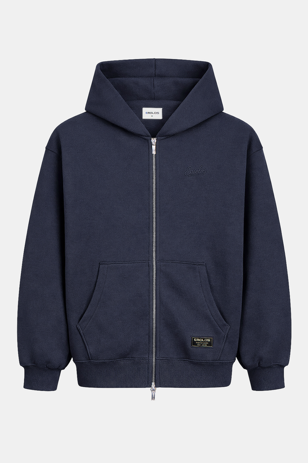 Craft Zip Up Hoodie Dark Grey
