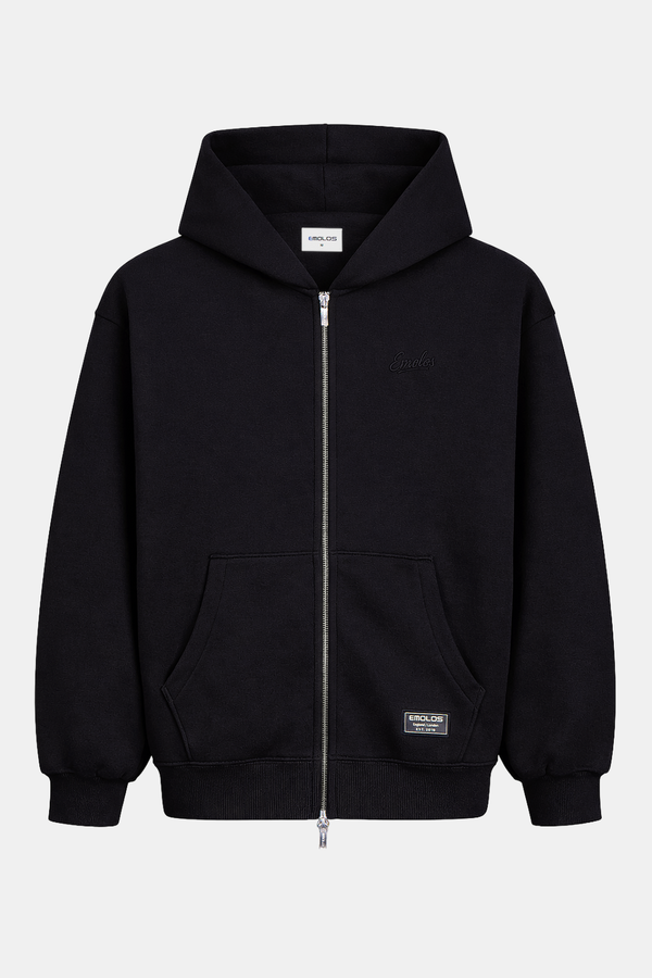 Craft Zip Up Hoodie Black