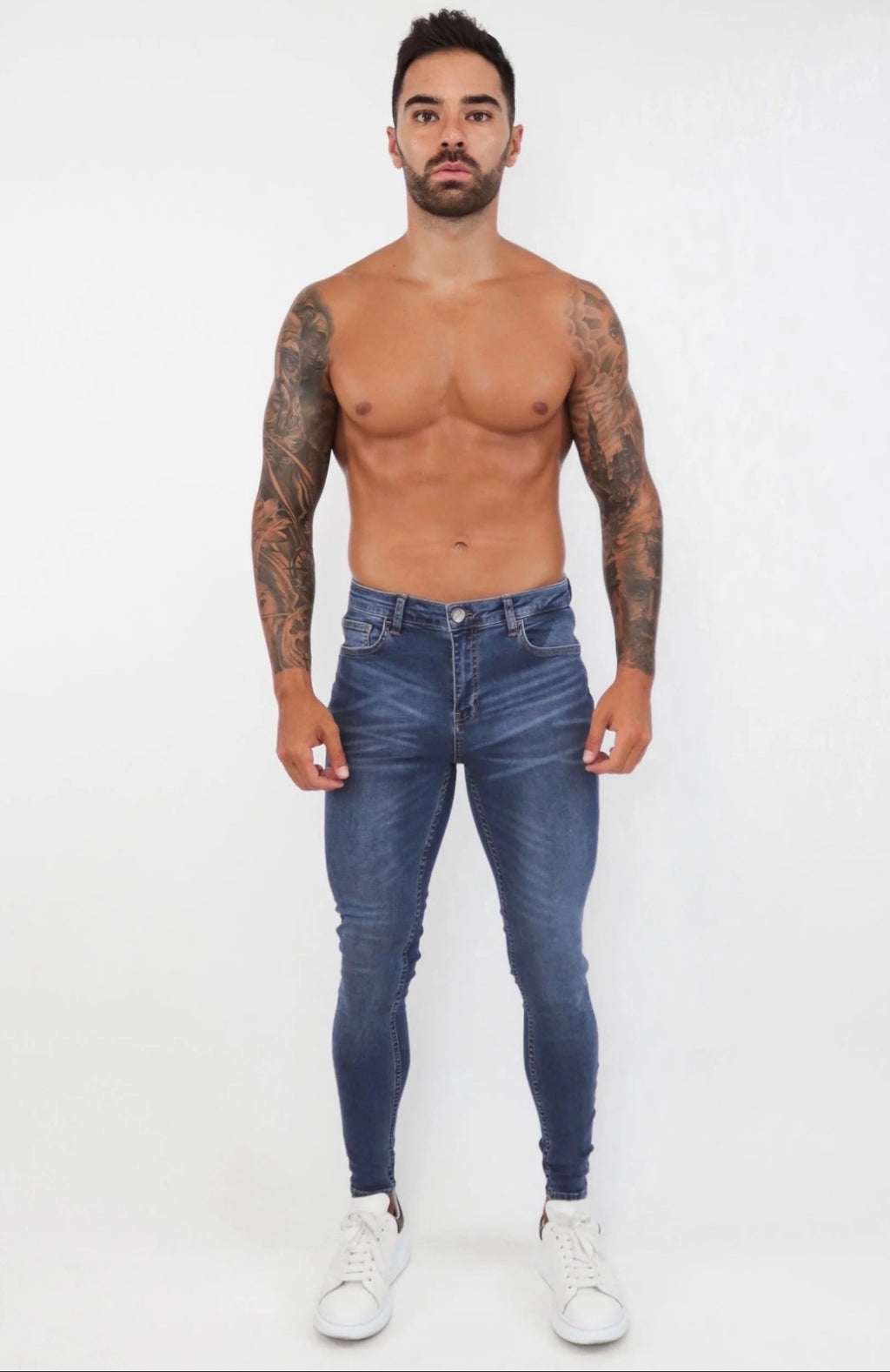 Spray on Jeans - Mid Blue - Emolos