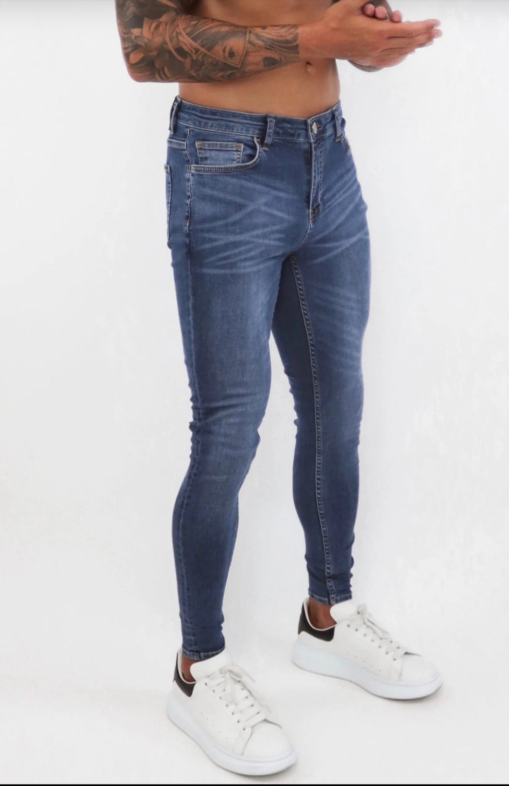 Spray on Jeans - Mid Blue - Emolos