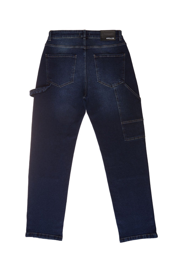 Carpenter Denim Washed - Dark Blue - Emolos