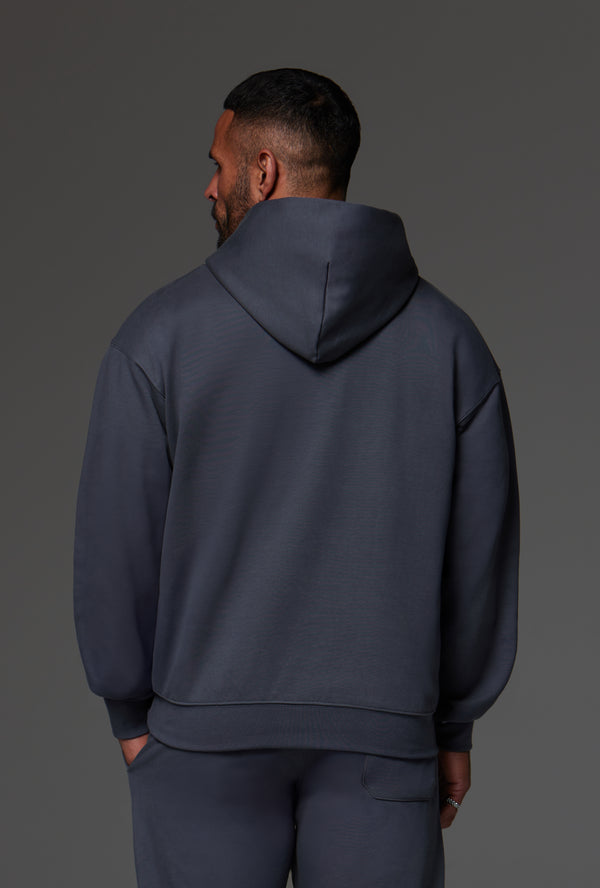 Craft Zip Up Hoodie Dark Grey