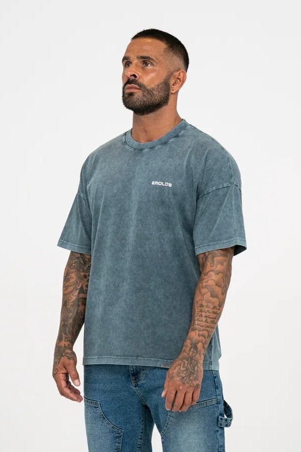 Essential Oversized T-shirt - Washed Grey - Emolos