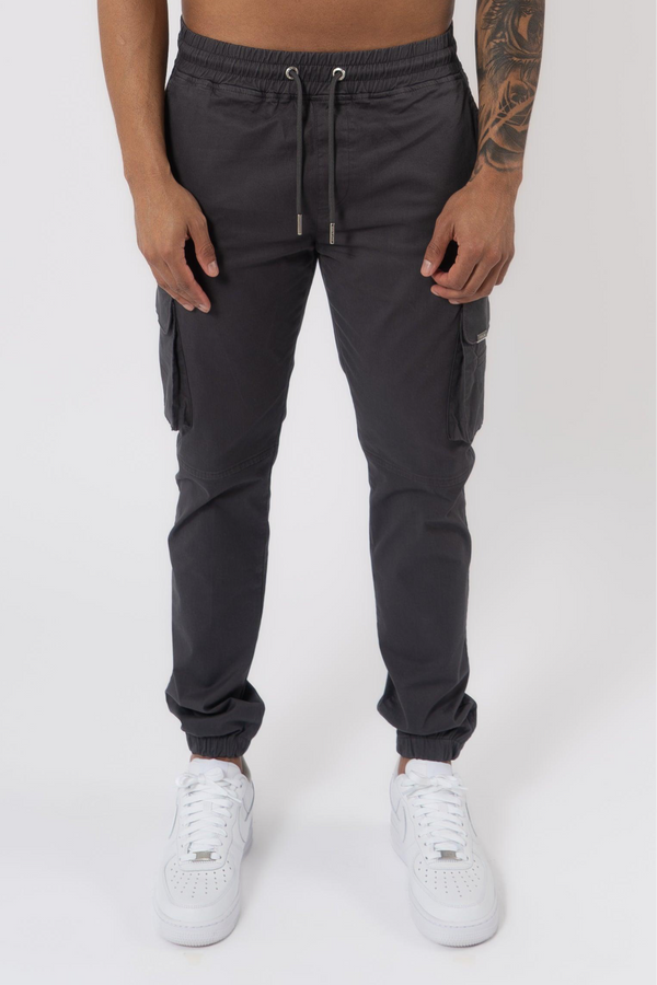 Essential Cargo Pants - Dark Grey - Emolos
