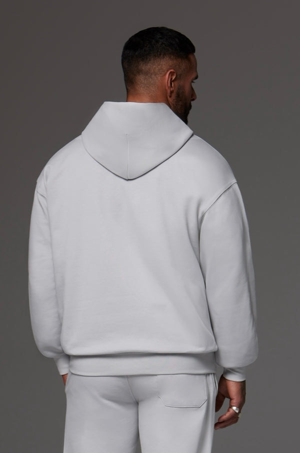 Craft Zip Up Hoodie Light Grey