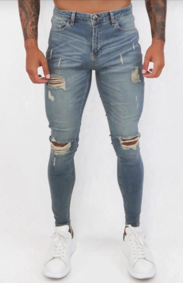 Spray on Jeans Tint Washed Ripped - Emolos