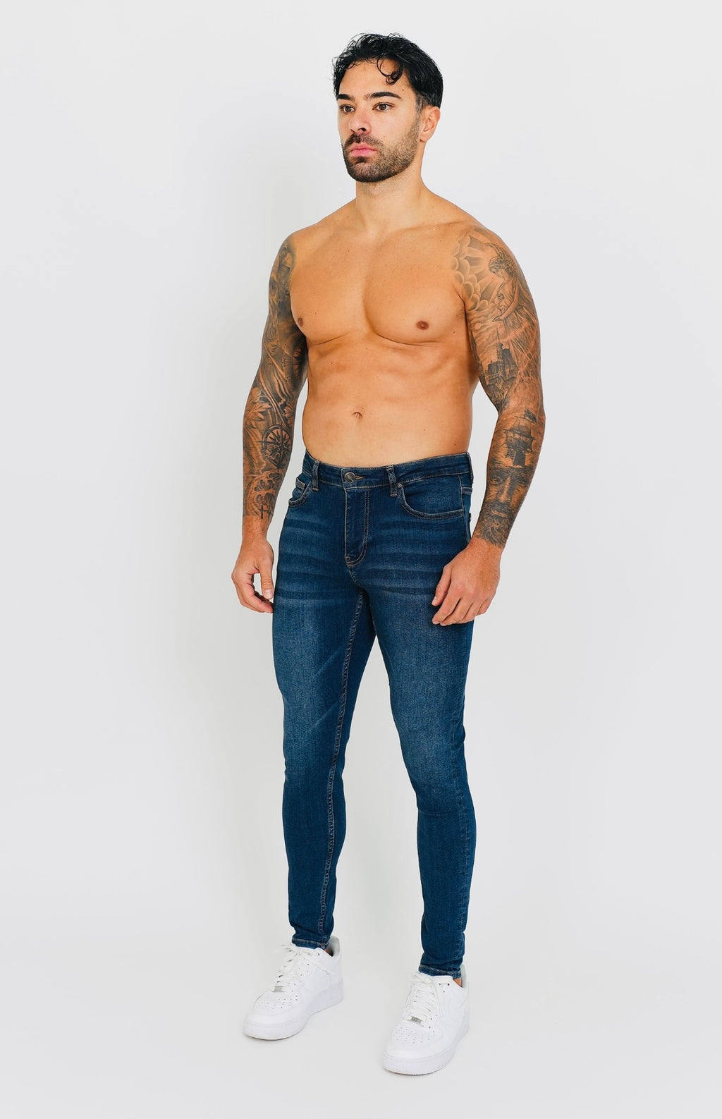 Spray on Jeans - Dark Blue