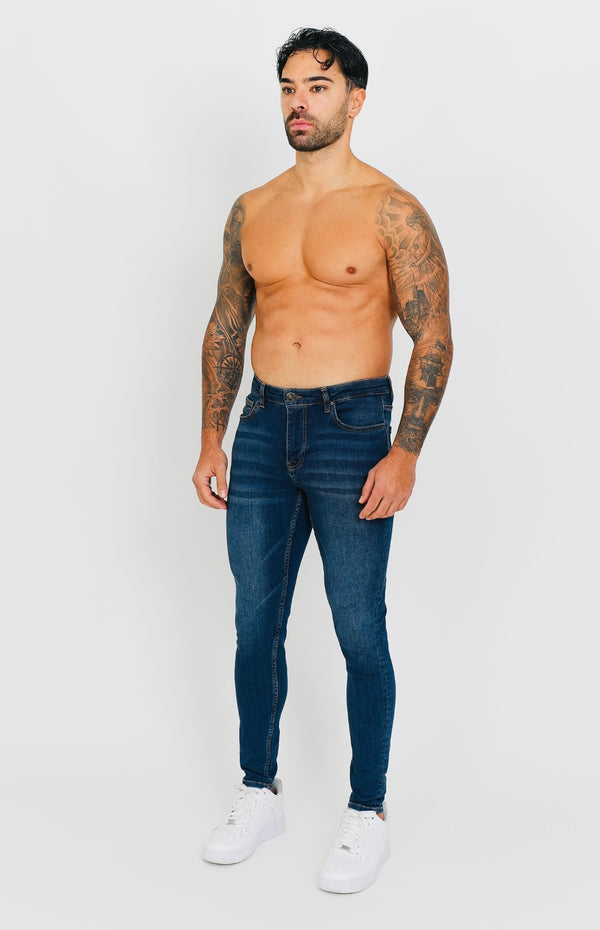 Spray on Jeans - Dark Blue