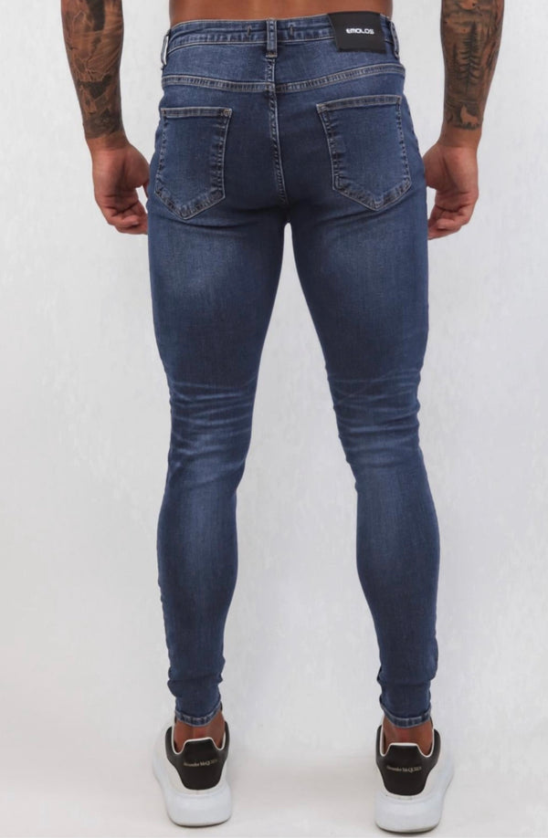 Spray on Jeans - Mid Blue - Emolos