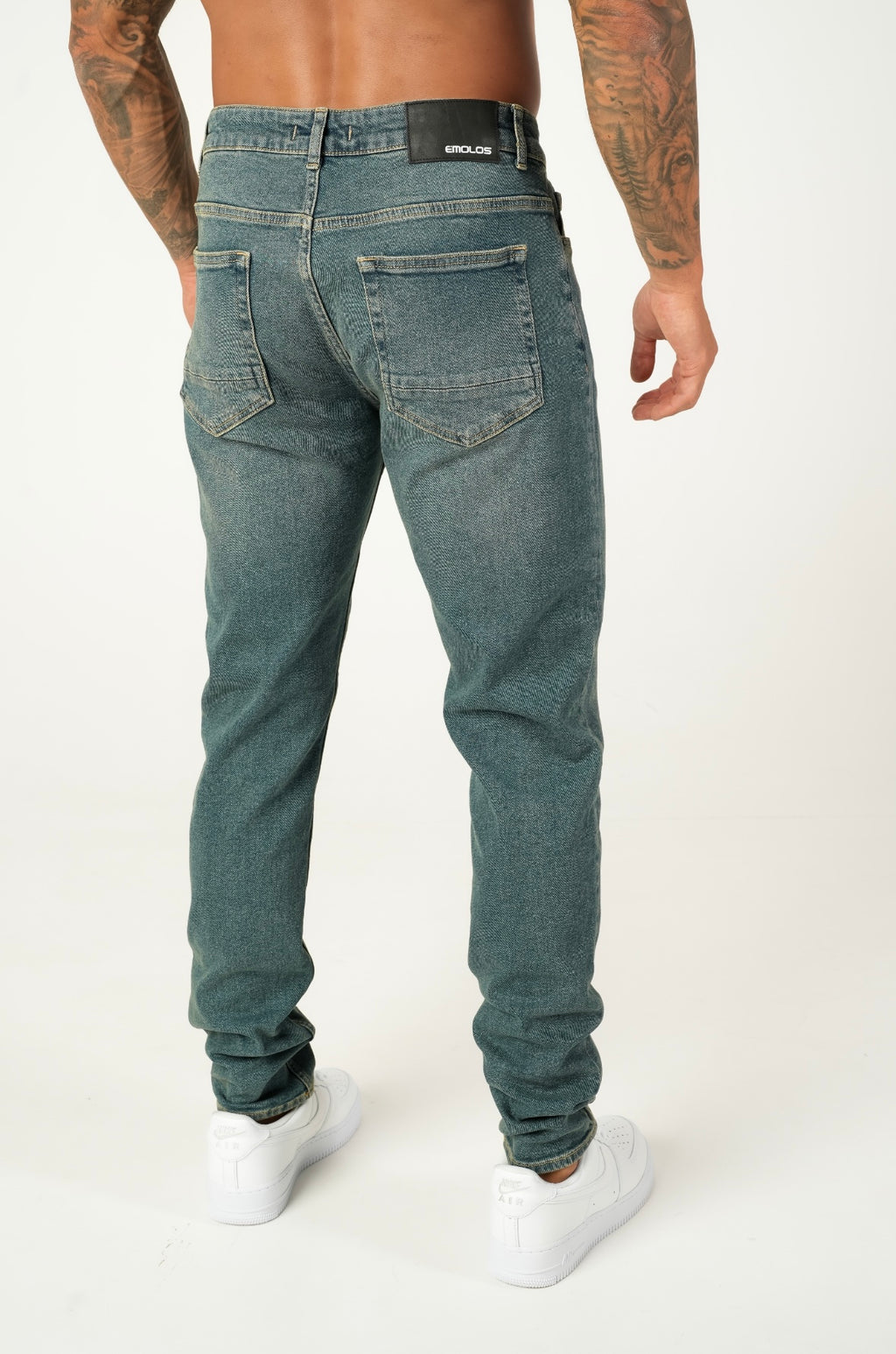 Slim Fit Jeans Washed -  Stone - Emolos