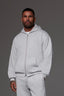 Craft Zip Up Hoodie Light Grey - Emolos