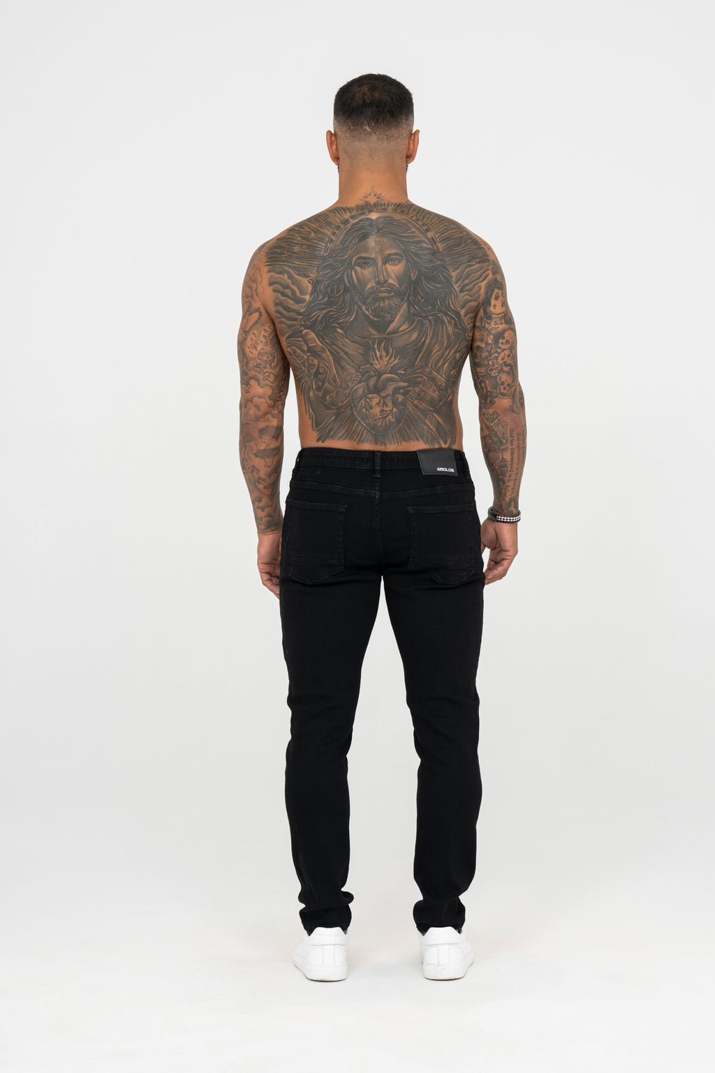 Slim Fit Jeans Washed -  Black - Emolos