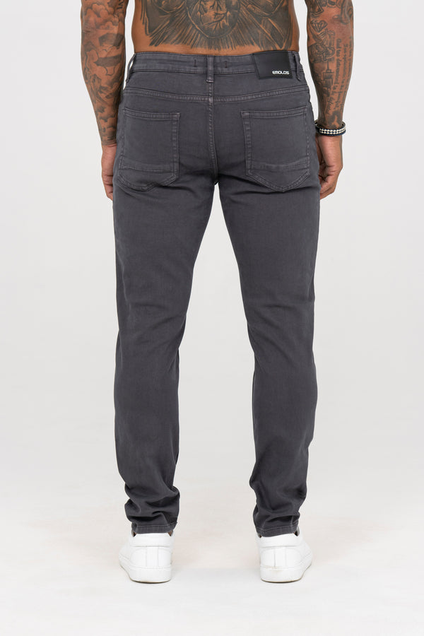 Slim Fit Jeans Dark Grey - Emolos