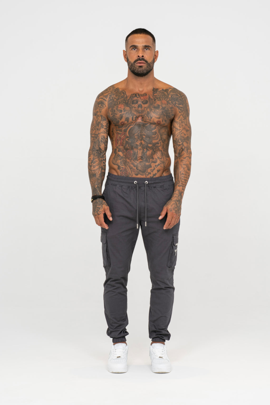 Essential Cargo Pants - Dark Grey - Emolos
