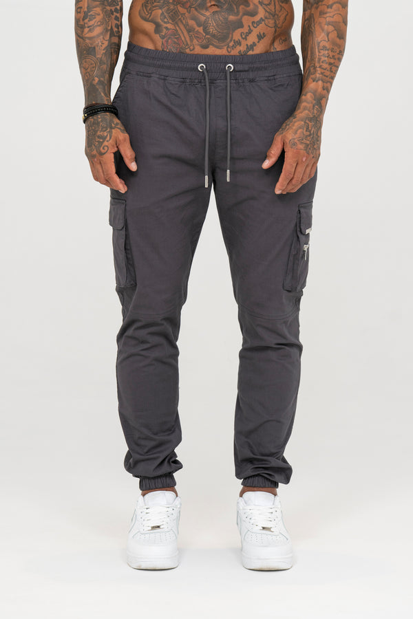 Essential Cargo Pants - Dark Grey - Emolos