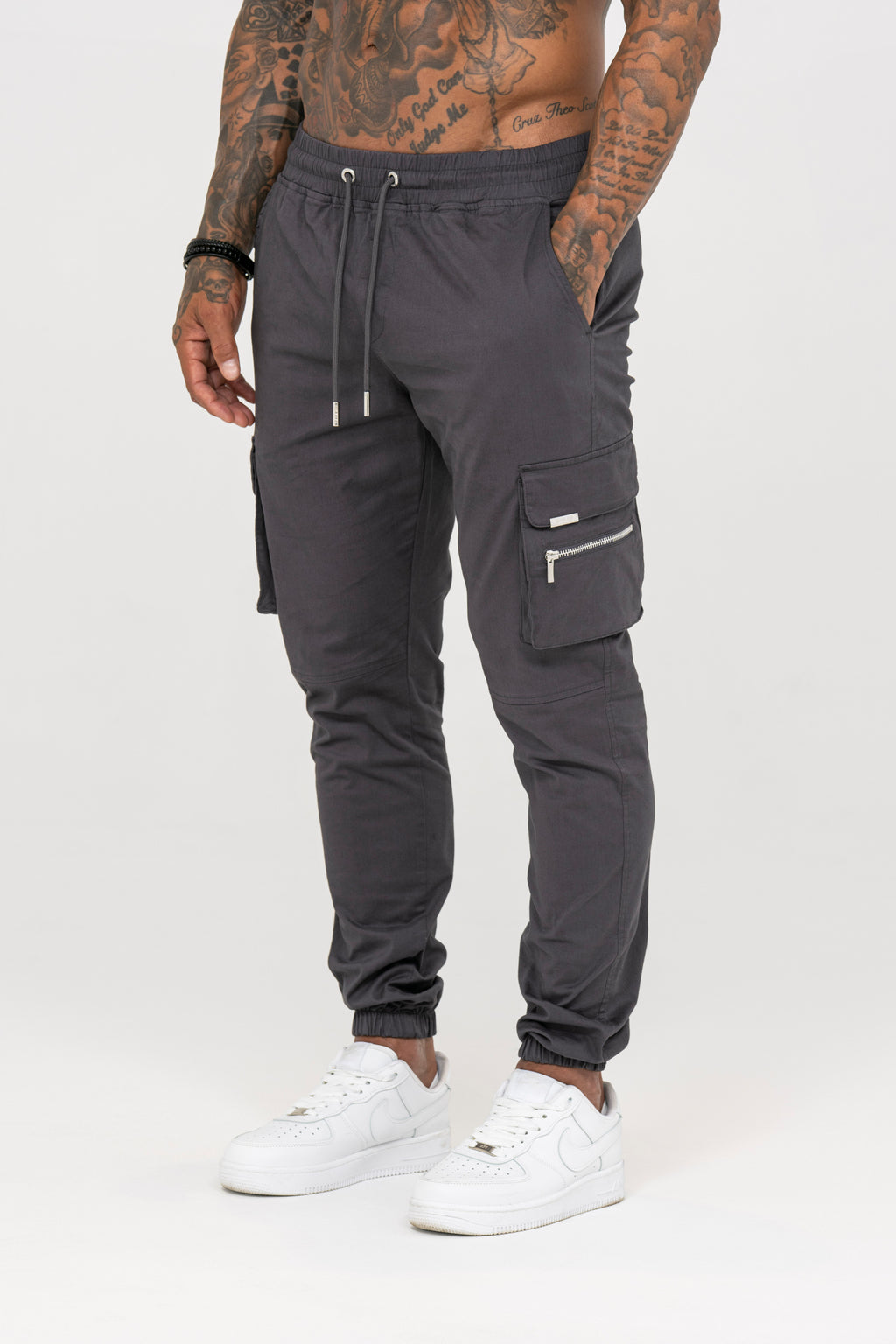 Essential Cargo Pants - Dark Grey - Emolos