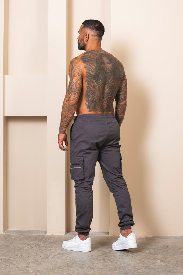 Essential Cargo Pants - Dark Grey - Emolos