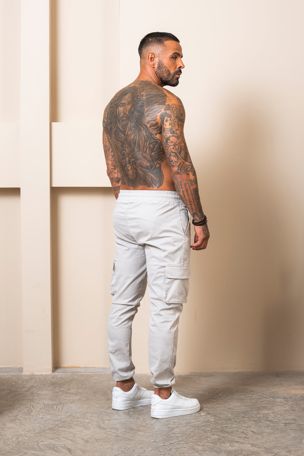 Essential Cargo Pants - Light Grey - Emolos