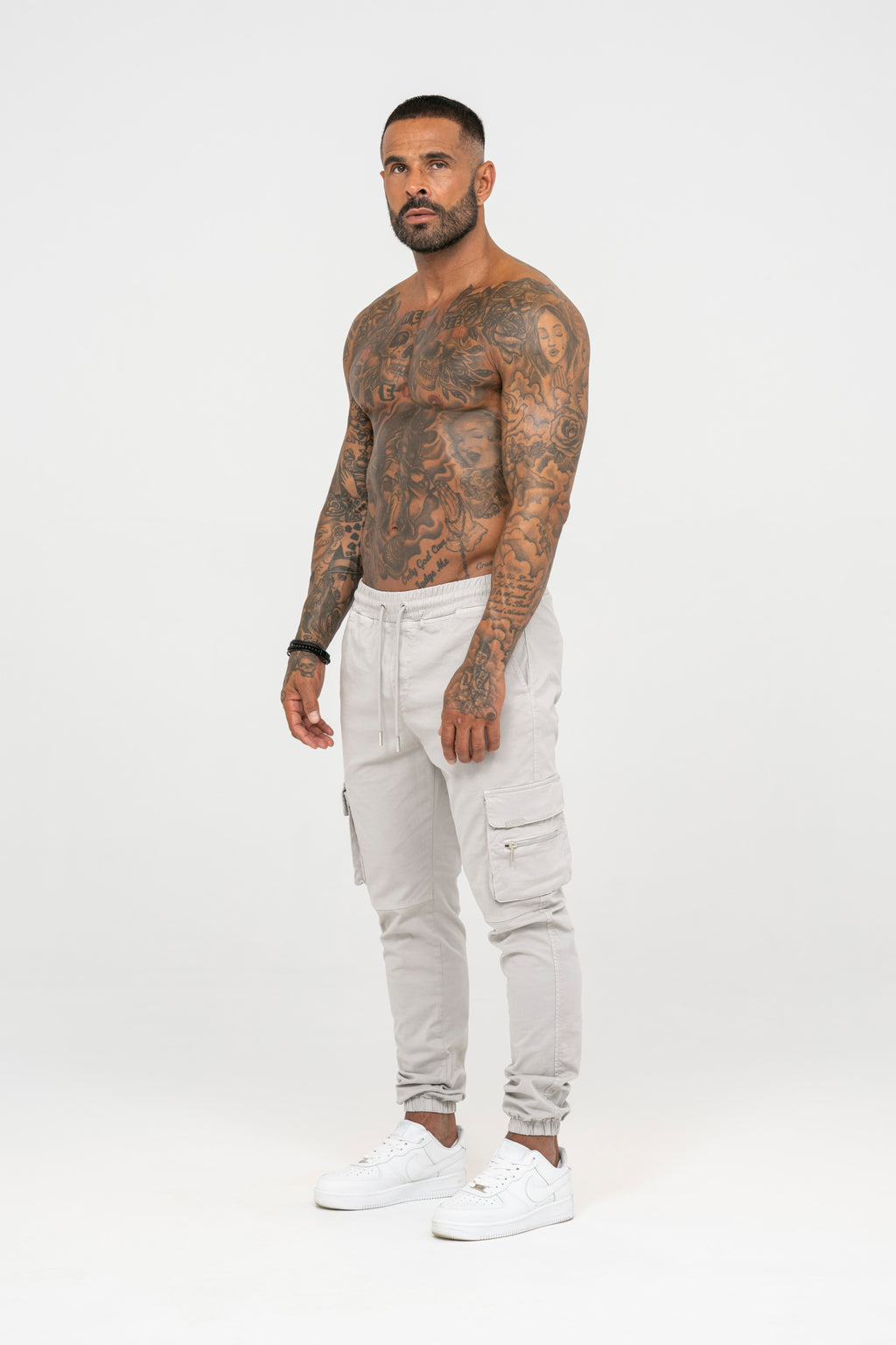 Essential Cargo Pants - Light Grey - Emolos