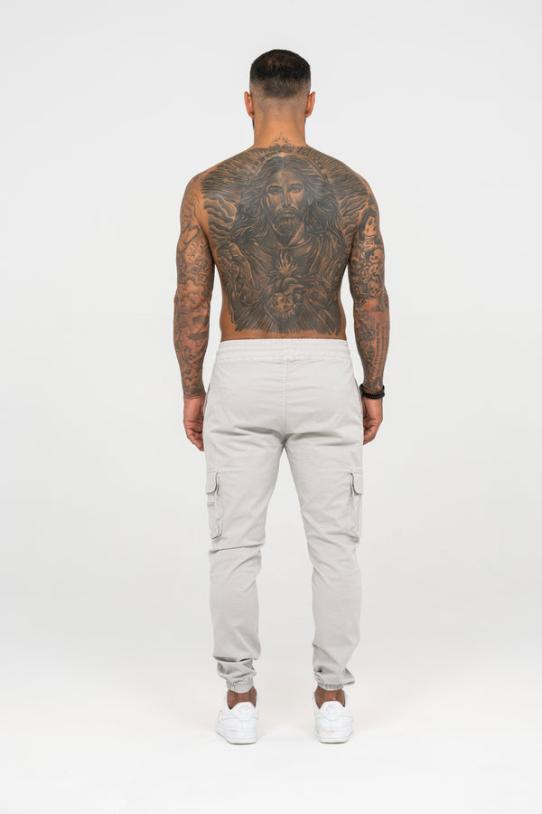 Essential Cargo Pants - Light Grey - Emolos