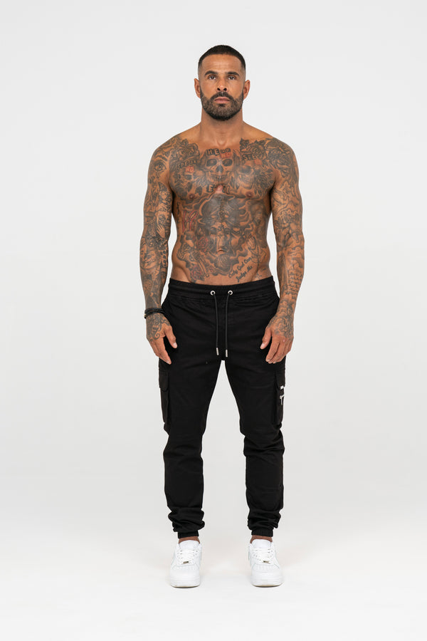 Essential Cargo Pants - Black - Emolos