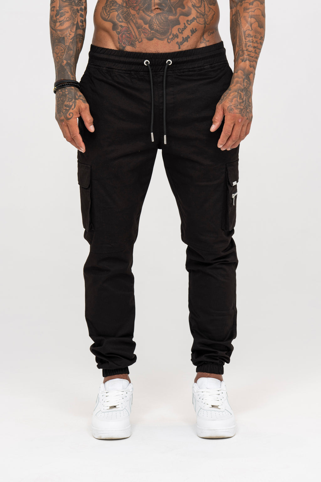 Essential Cargo Pants - Black - Emolos