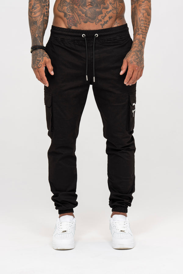 Essential Cargo Pants - Black - Emolos