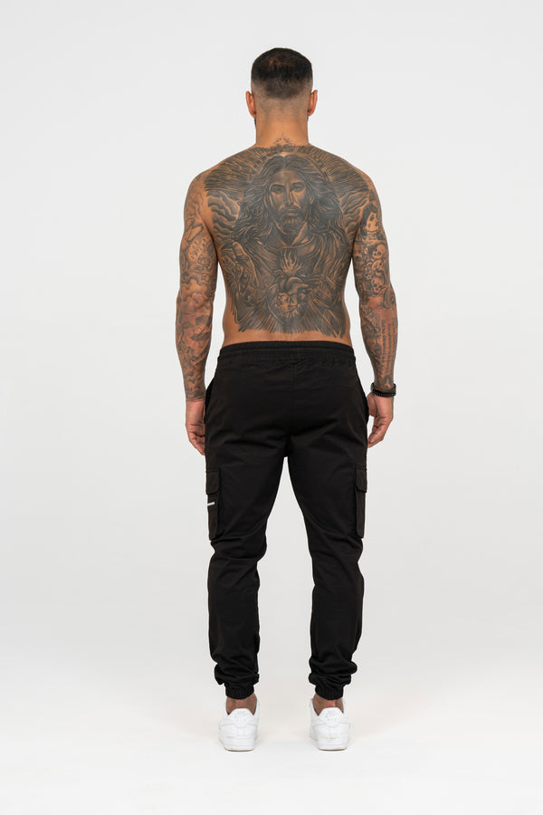 Essential Cargo Pants - Black - Emolos