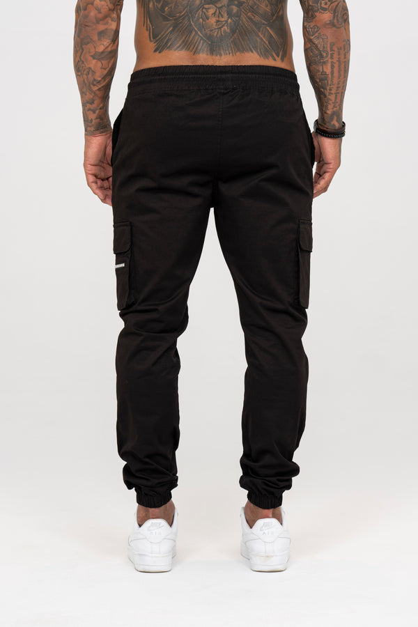 Essential Cargo Pants - Black - Emolos
