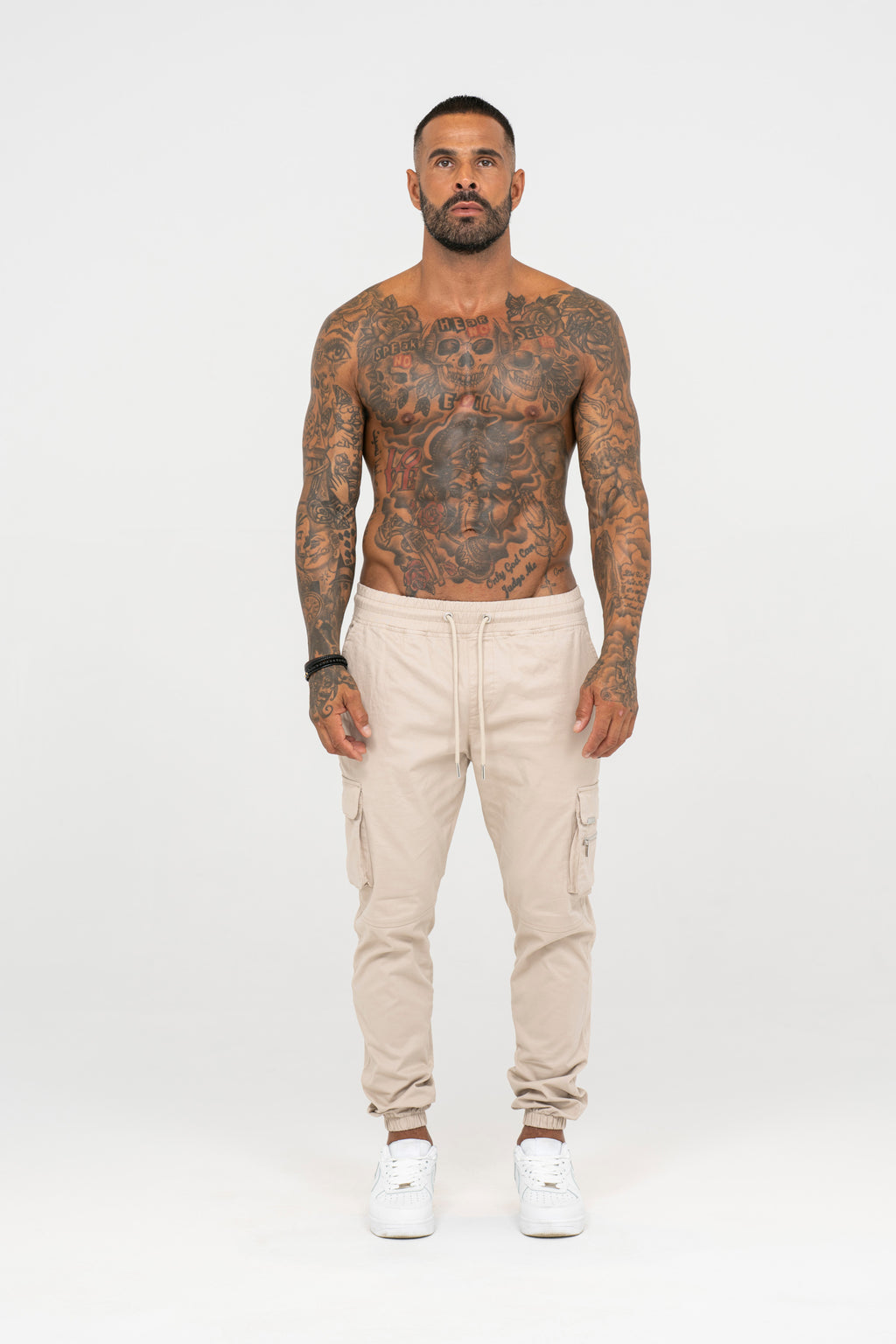 Essential Cargo Pants - Beige - Emolos