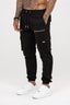 V2 Zip Details Cargo Pants - Black