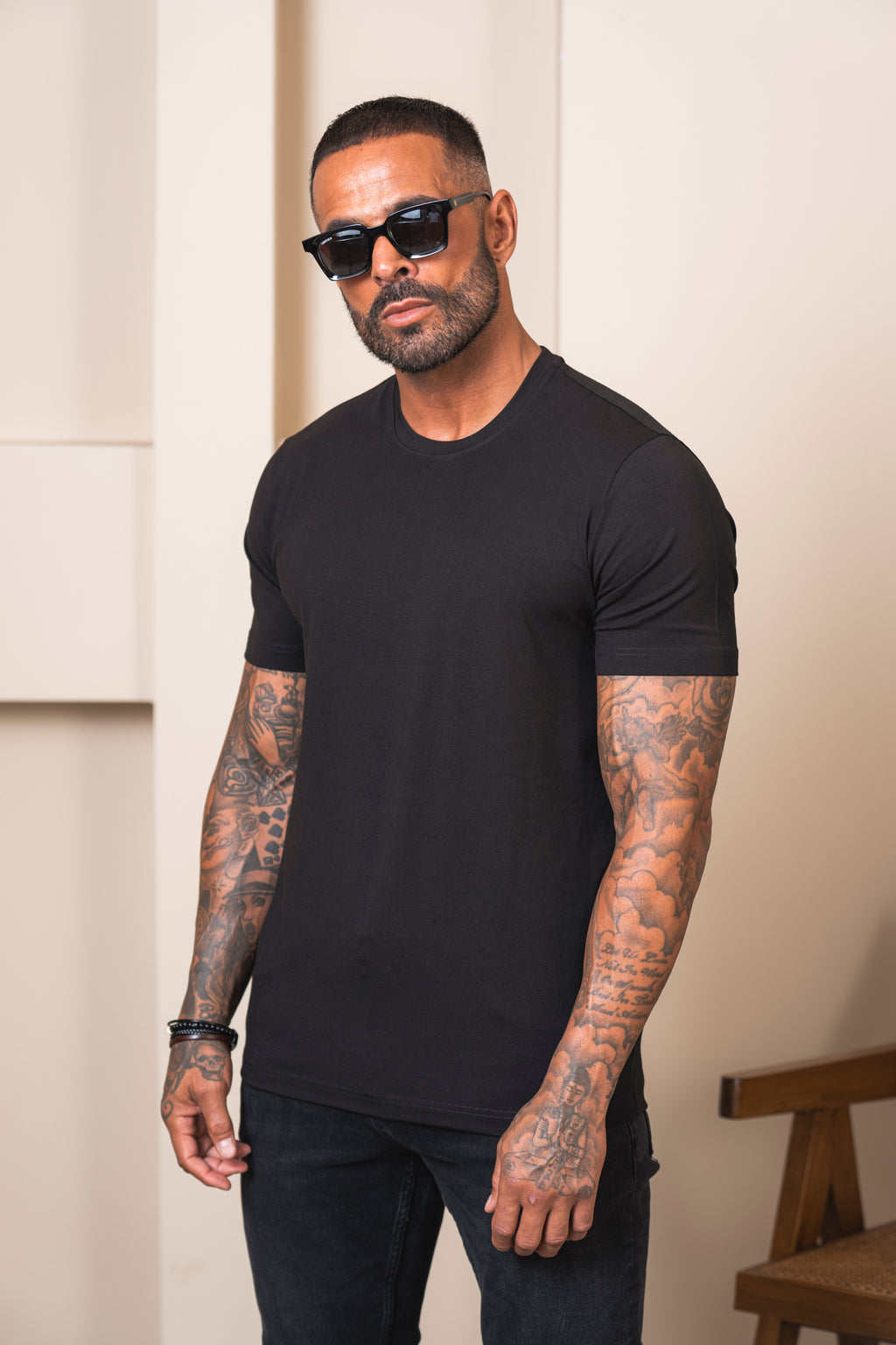 T-shirt essentiel - Blanc cassé